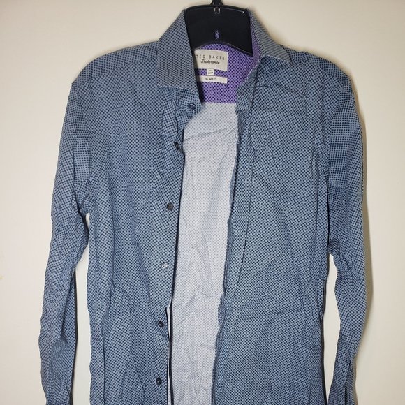 Ted Baker Endurance Button Down Pattern Shirt - Picture 6 of 15